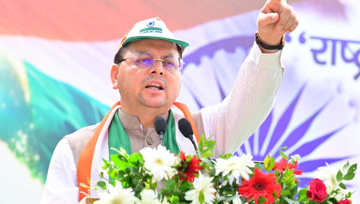 मुख्यमंत्री पुष्कर सिंह धामी के नेतृत्व में “तिरंगा शौर्य सम्मान यात्रा” का किया गया भव्य आयोजन